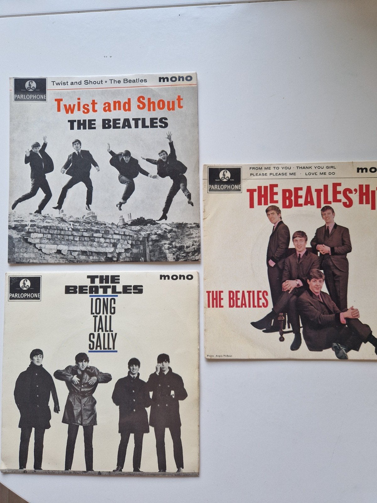 The Beatles EP Collectie:, Cd's en Dvd's, Gebruikt, Originele persing, 7 inch, Ophalen of Verzenden