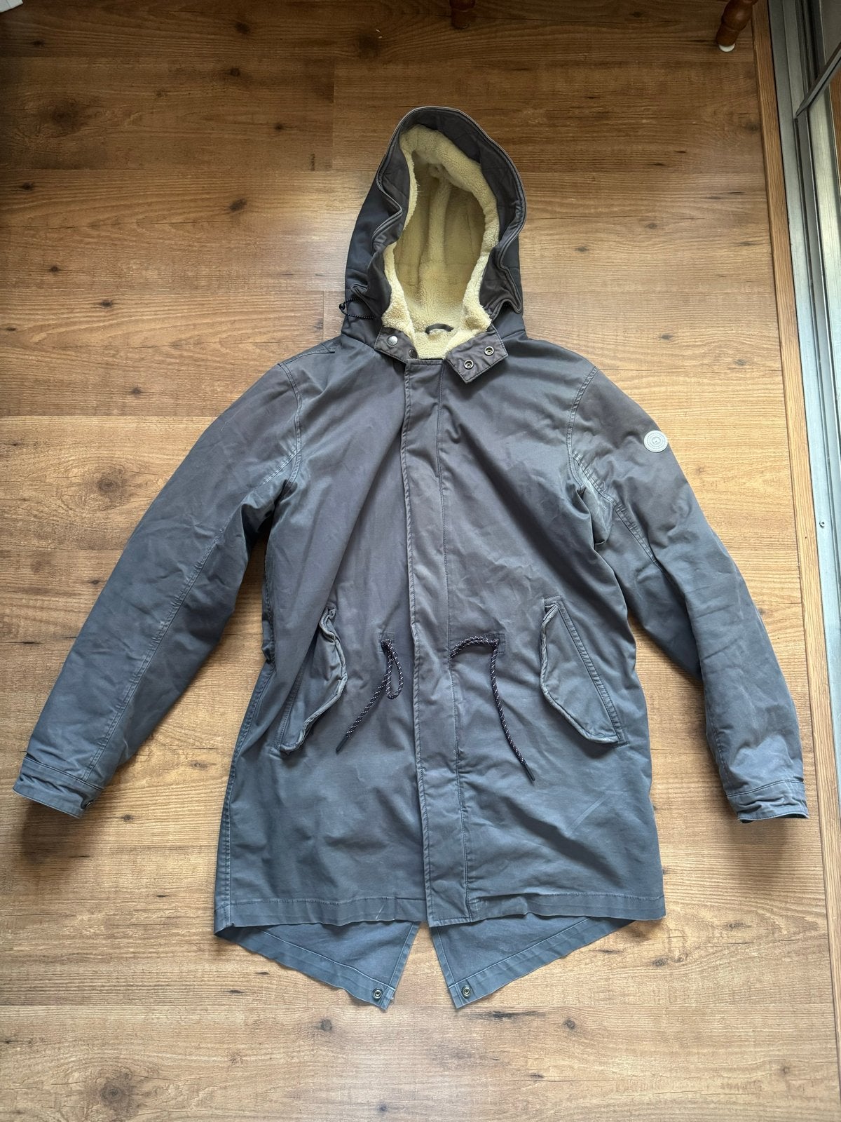 Heren Parka Scotch & Soda Maat M - Gebruikt, Ophalen of Verzenden, Gedragen, Maat 48/50 (M), Blauw