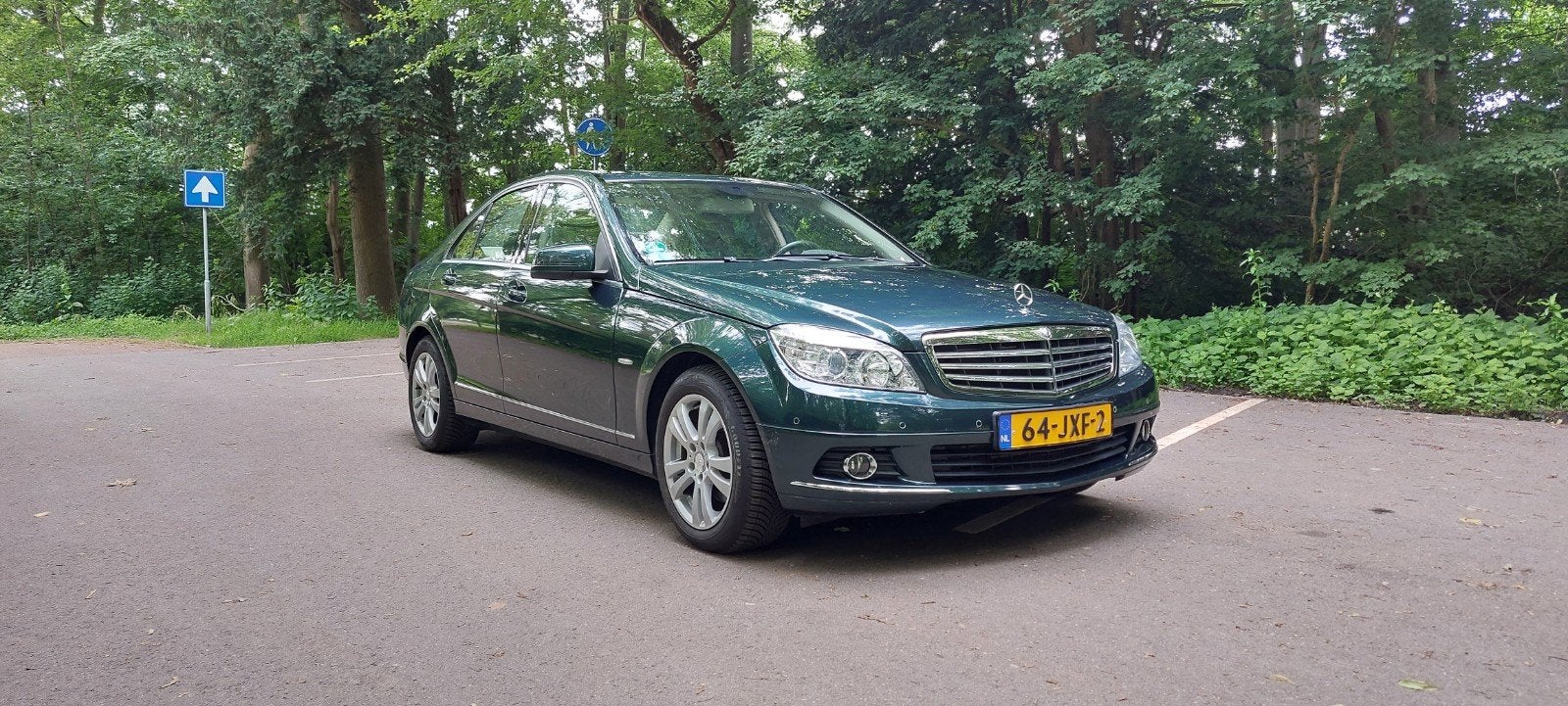Mercedes Benz C200 Elegance 80.000 Km. | Dealer onderhouden, Auto's, Automaat, Achterwielaandrijving, Beige, 4 cilinders