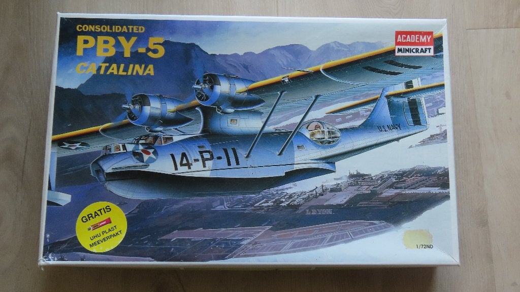 PBY-5 Catalina Nederlands Academy 1/72, Overige merken, 1:72 tot 1:144, Gebruikt, Ophalen of Verzenden