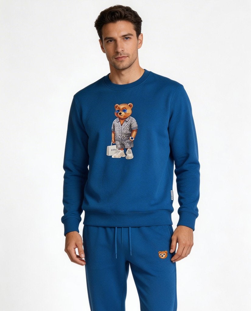 BARON FILOU 🐻  pullover + Joggingbroek set | MAAT S, Kleding | Heren, Baron Filou, Blauw, Nieuw, Ophalen of Verzenden