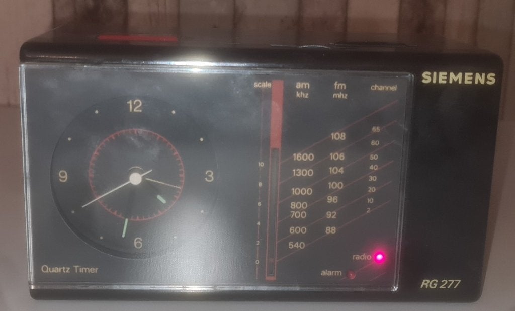 Siemens RG 277 vintage radiowekker, Ophalen, Gebruikt, Overige typen