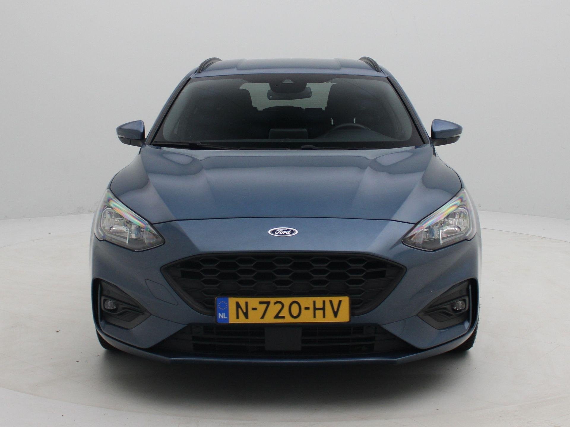 Ford Focus Wagon 1.0 EcoBoost Hybrid ST Line X Business | Ap, Gebruikt, Blauw, Origineel Nederlands, 19 km/l
