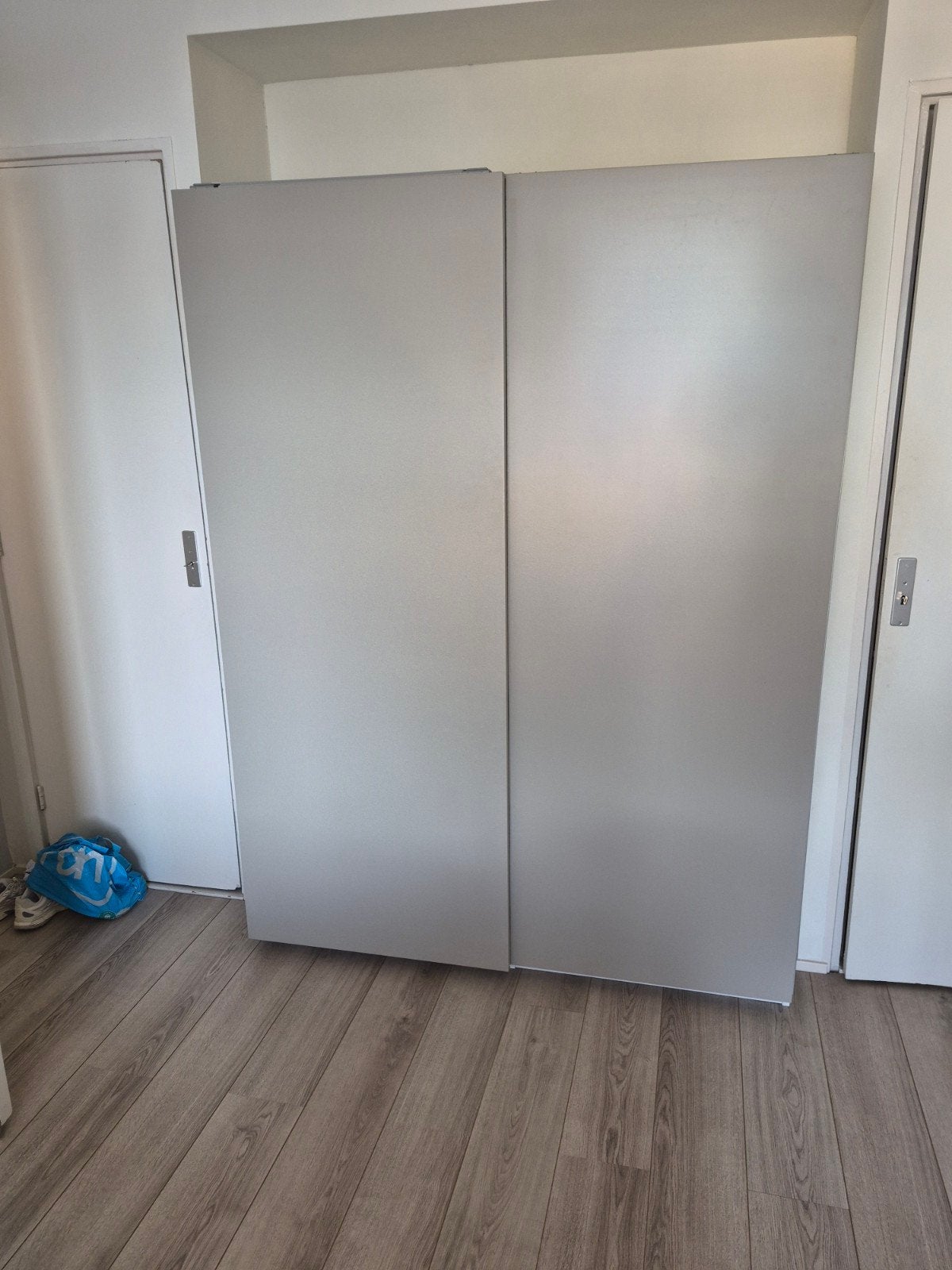 IKEA PAX Kast 150x200cm met antraciet schuifdeuren, Huis en Inrichting, Ophalen, Met deur(en), Gebruikt, 200 cm of meer