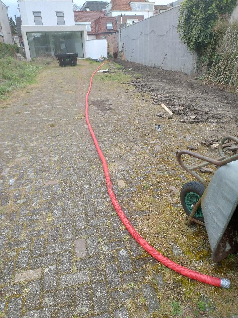 Mantelbuis 50 mm lengte ca 25 meter, Doe-het-zelf en Verbouw, Elektra en Kabels, Ophalen, Nieuw, Overige typen