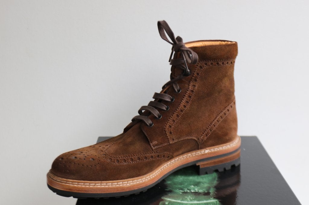 Nieuw in doos! Magnanni Caoba boot in maat 40.5 = maat 6.5, Bruin, Boots, Nieuw, Ophalen of Verzenden