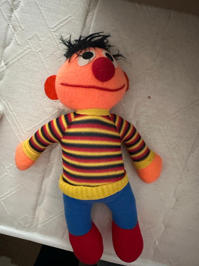 Ernie knuffel Sesamstraat, Ophalen, Gebruikt, Overige merken, Overige karakters