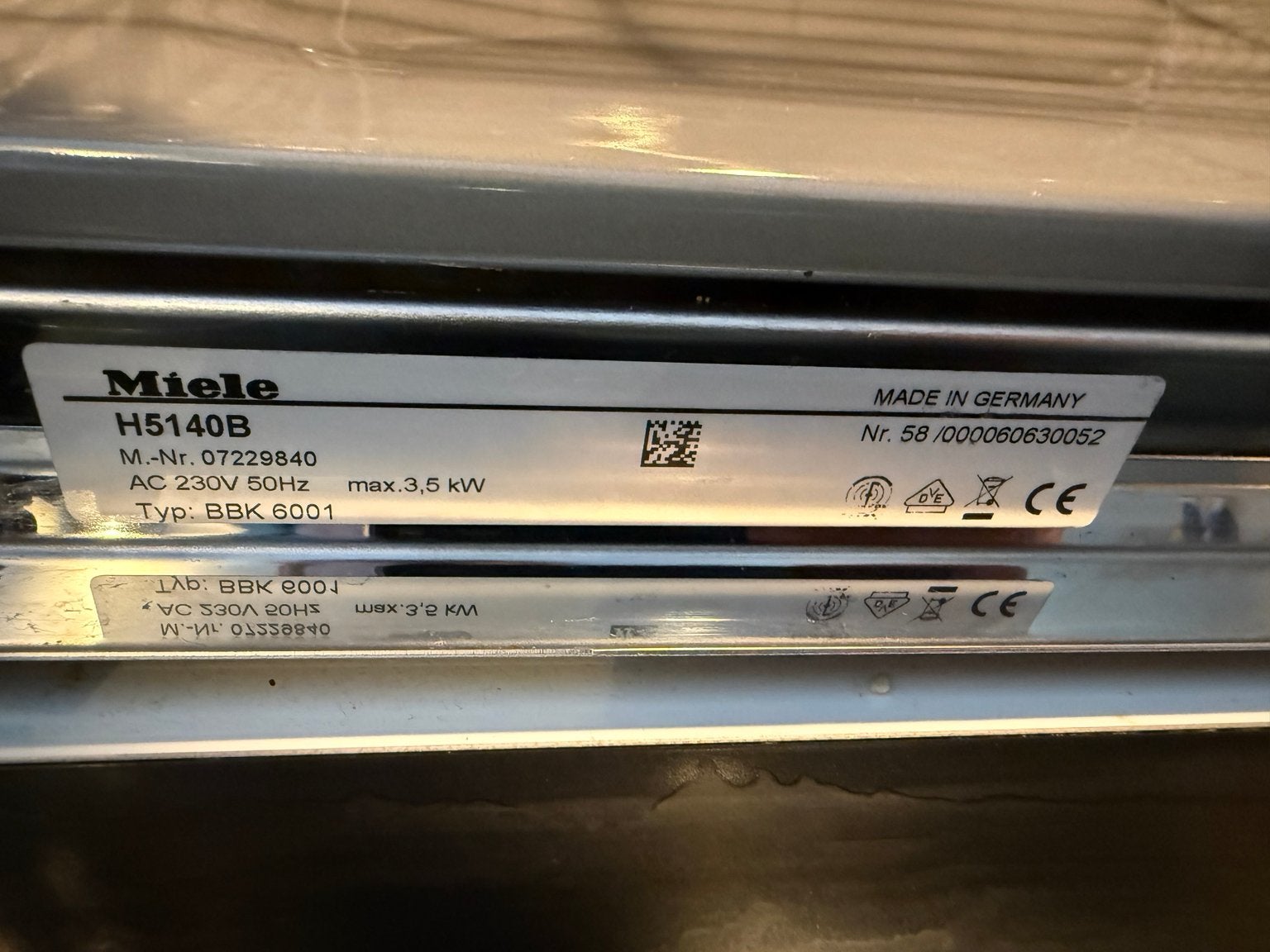 Ovendeur (binnenste) glasplaat GEZOCHT, Ophalen of Verzenden, Zo goed als nieuw