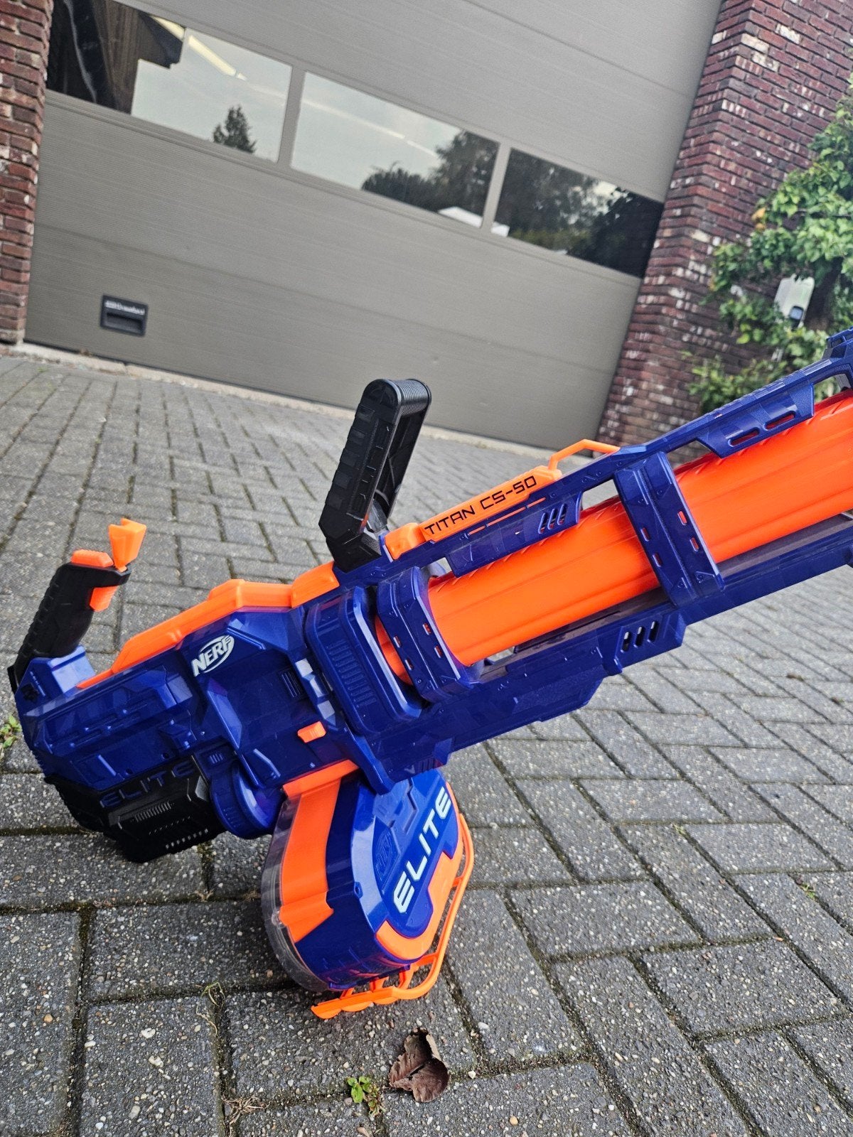 Nerf Elite Titan CS-50 Blaster - Zo goed als nieuw, Ophalen, Zo goed als nieuw