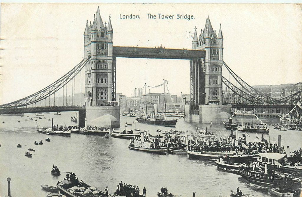 701-464-009 London The Tower Bridge, Verzamelen, Verzenden, Voor 1920, Engeland