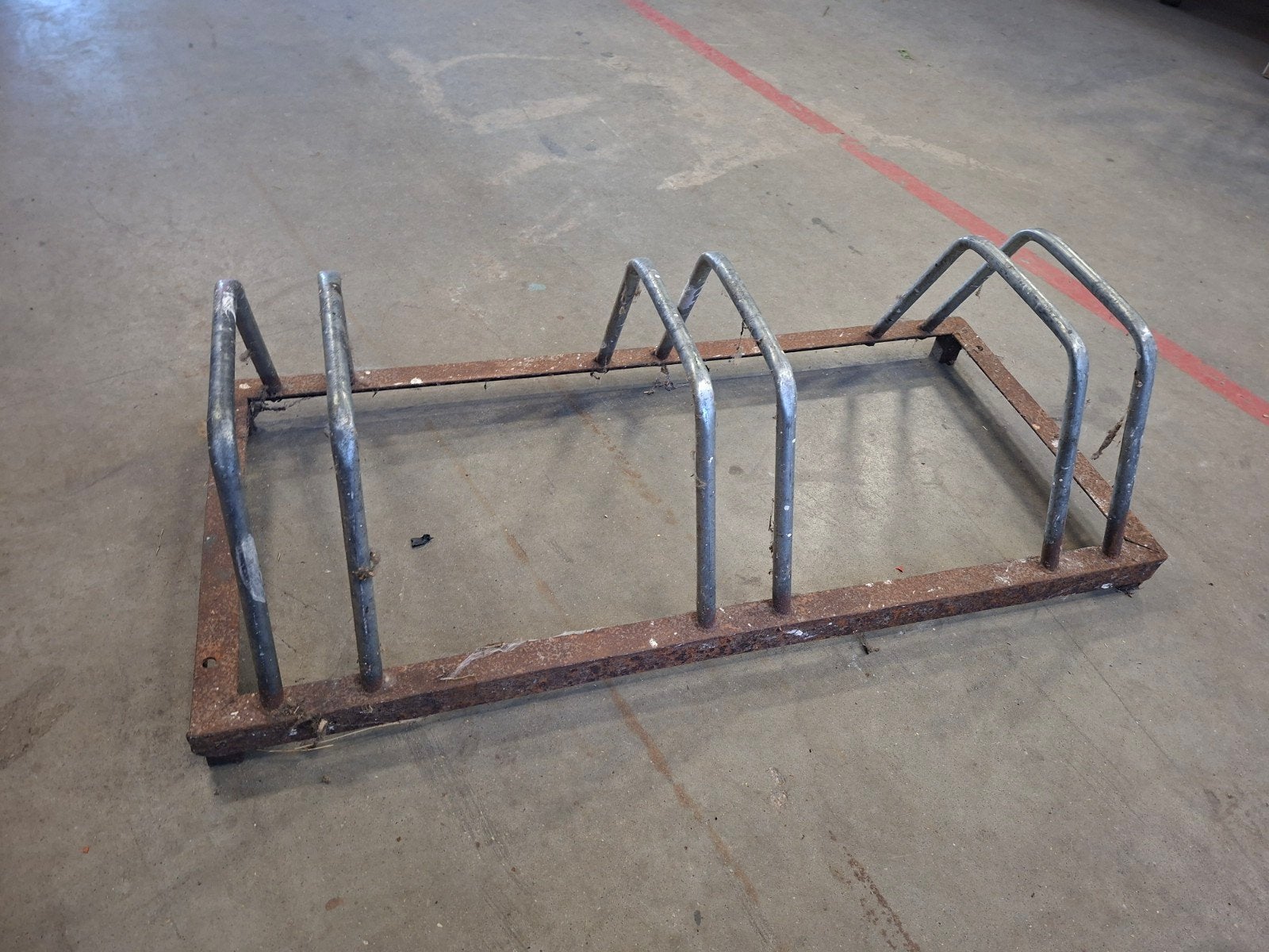 Robuust fietsenrek voor 3 fietsen, 88 cm breed, Ophalen