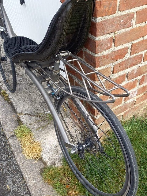 M5 shockproof titanium, Gebruikt, Velgrem, Bovenstuur, Ophalen