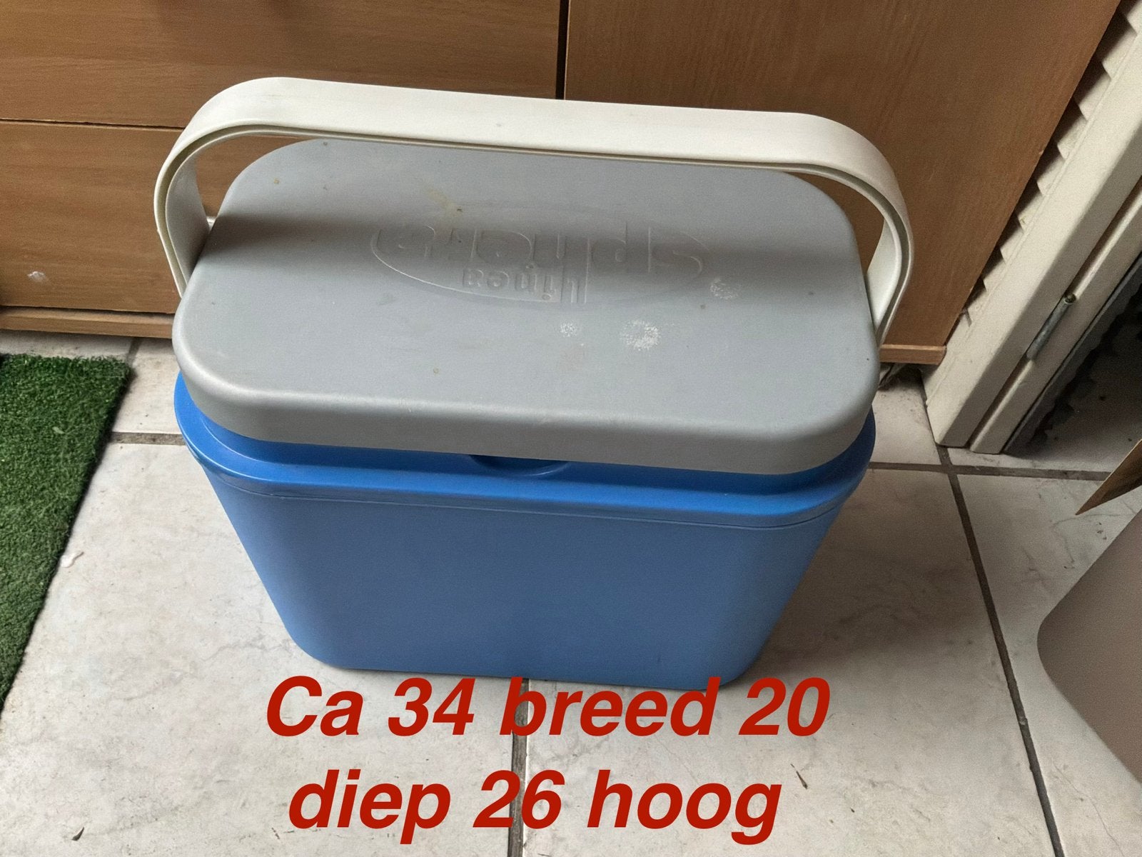 Koelbox met koelelement - ideaal voor uitstapjes, Ophalen, Gebruikt, Koelbox, Koelelement