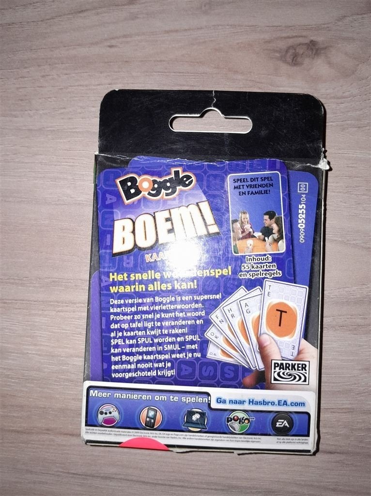 boggle boem kaartspel - s4876, Verzenden, Zo goed als nieuw