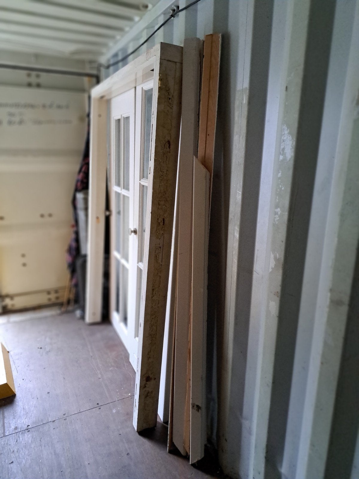 Tekoop klapdeuren hardhout, Ophalen, Parket