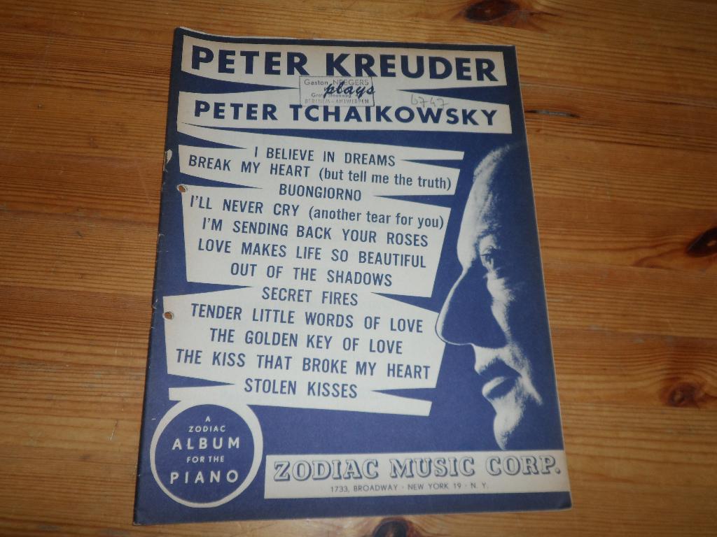 Peter kreuder plays tchaikowsky, Zang, Gebruikt, Klassiek, Ophalen of Verzenden