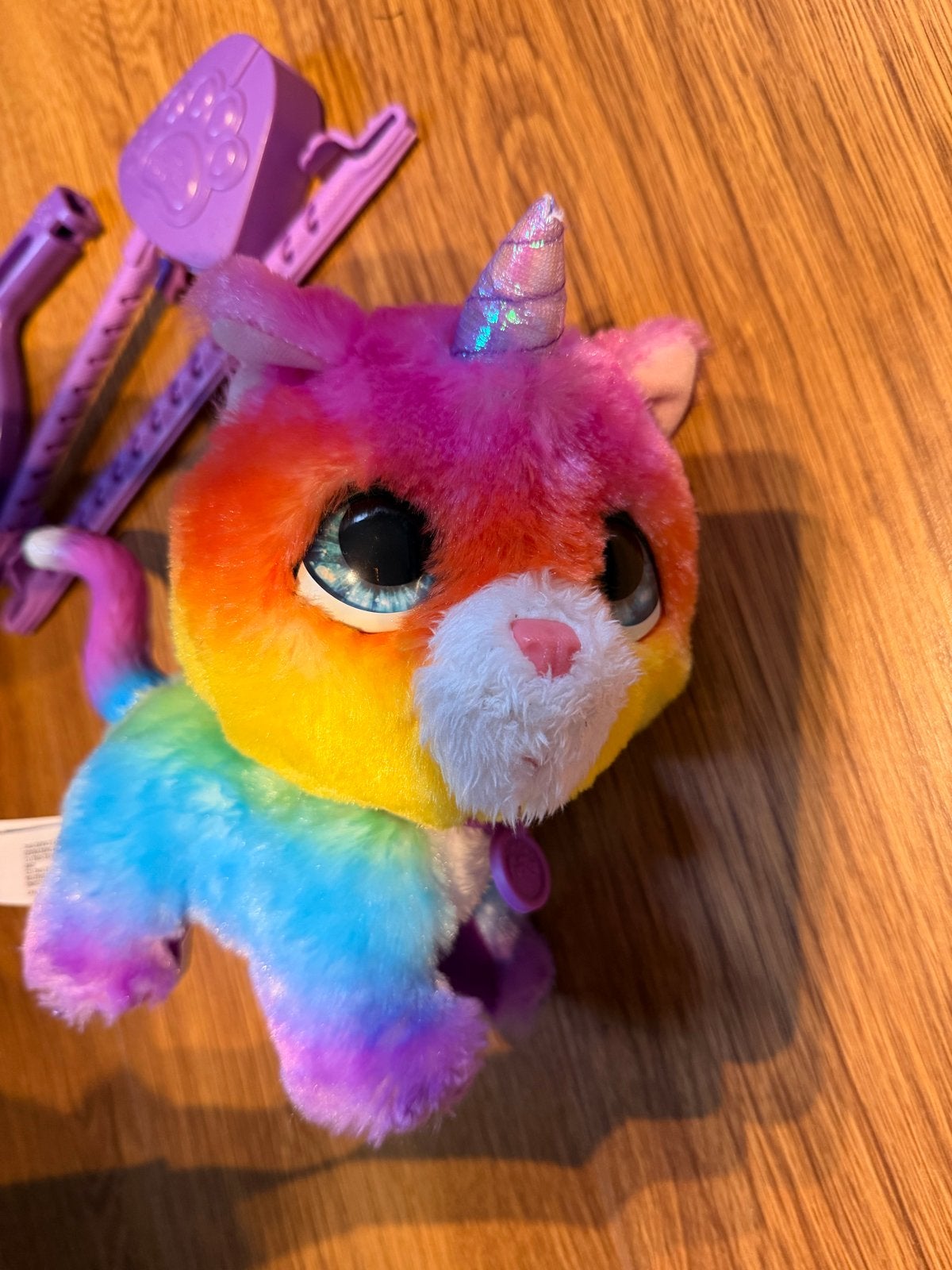 FurReal walkalots Eenhoorn Kat Knuffel, Ophalen, Overige merken, Overige karakters, Zo goed als nieuw