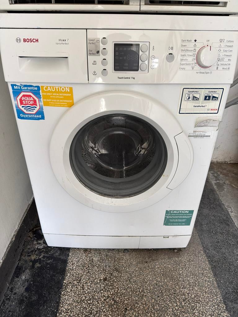 Bosch Maxx 7 VarioPerfect Wasmachine - 7 kg inhoud, Witgoed en Apparatuur, Wasmachines, Gebruikt, Voorlader, 6 tot 8 kg, 85 tot 90 cm