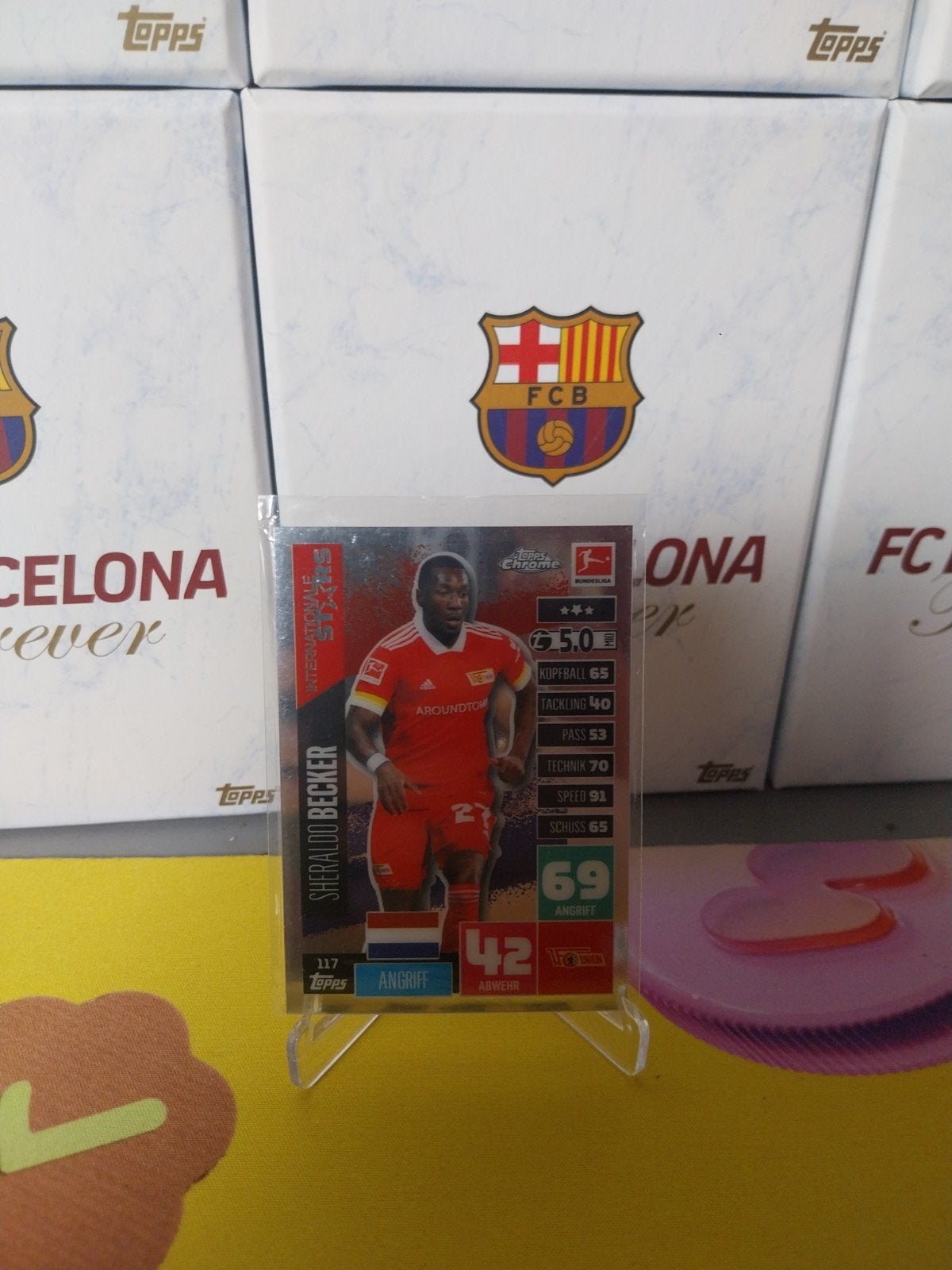 Sheraldo Becker Match Attax Bundesliga Chrome, Ophalen of Verzenden, Zo goed als nieuw, Plaatje