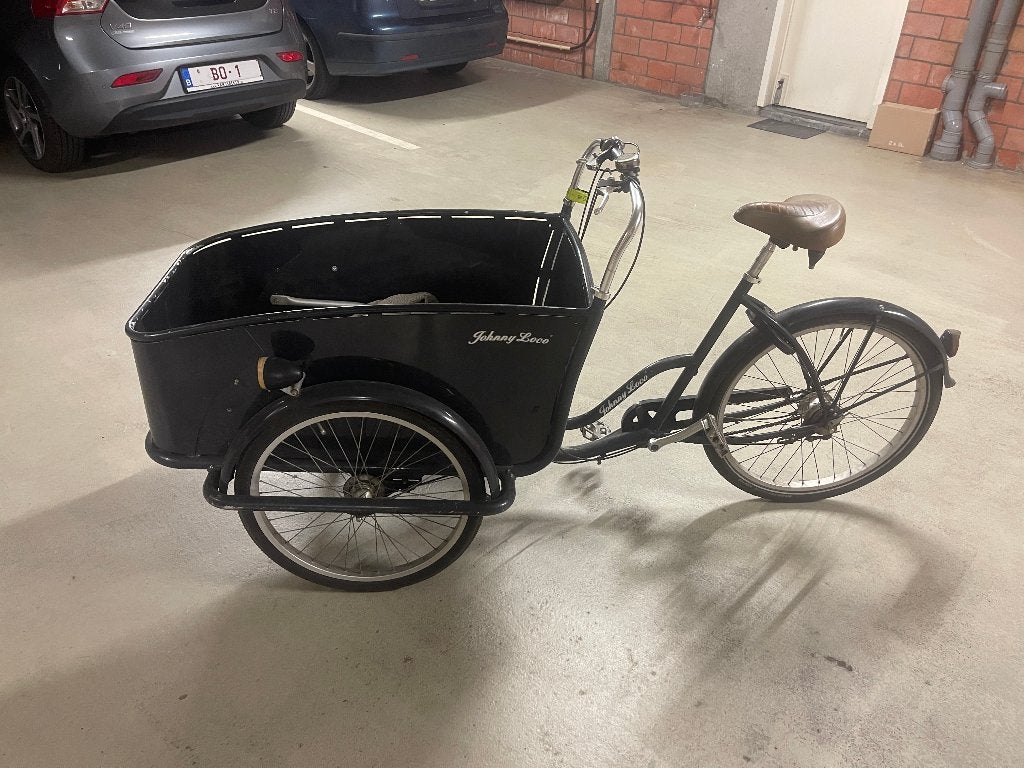 Johnny Loco design bakfiets + regencover, Ophalen, 2 kinderen, Johnny Loco