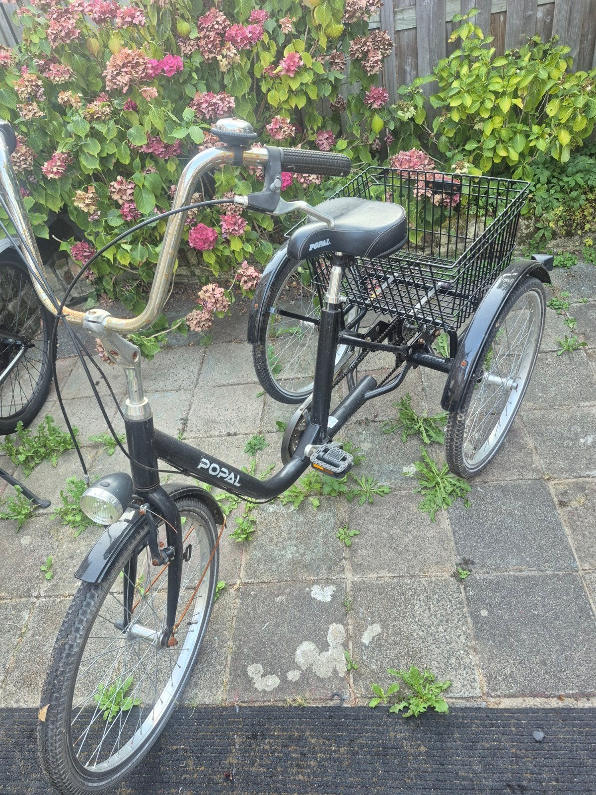 Popal driewieler met mand - Gebruikt, Fietsen en Brommers, Fietsen | Driewielfietsen, Ophalen of Verzenden