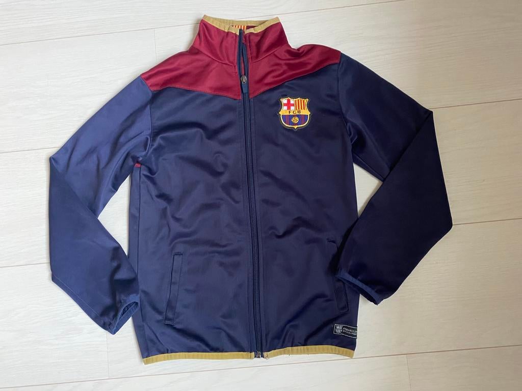 FC Barcelona trainingsjasje, nette staat!, Ophalen, Zo goed als nieuw, Jongen of Meisje, Sport- of Zwemkleding