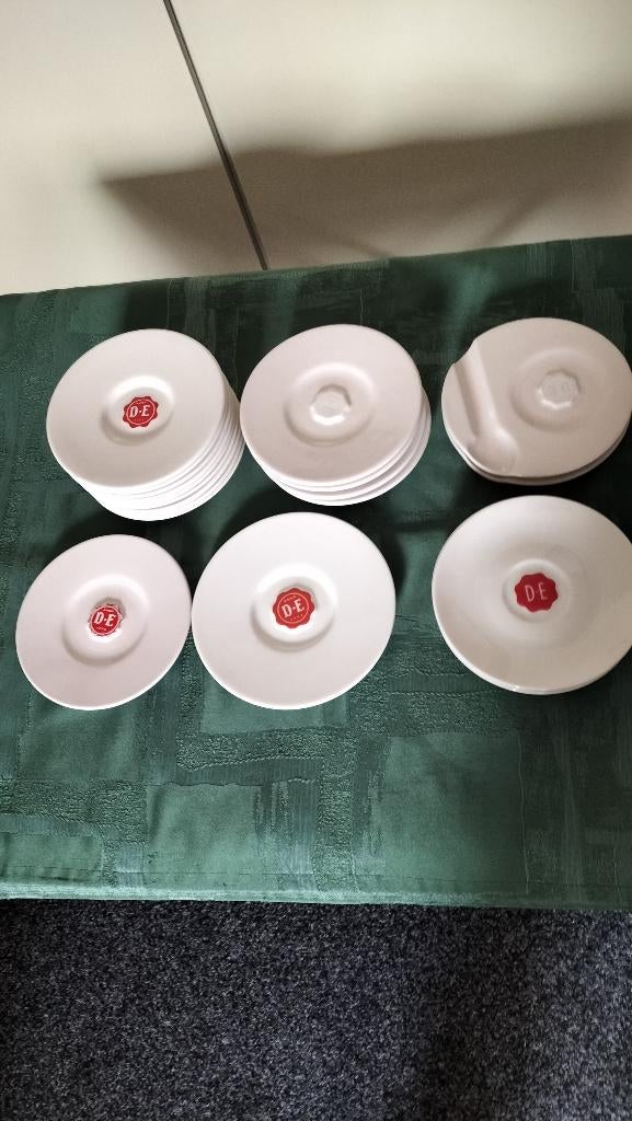 Losse Schotels Douwe Egberts servies., Ophalen of Verzenden, Porselein, Overige stijlen, Kop(pen) en/of Schotel(s)