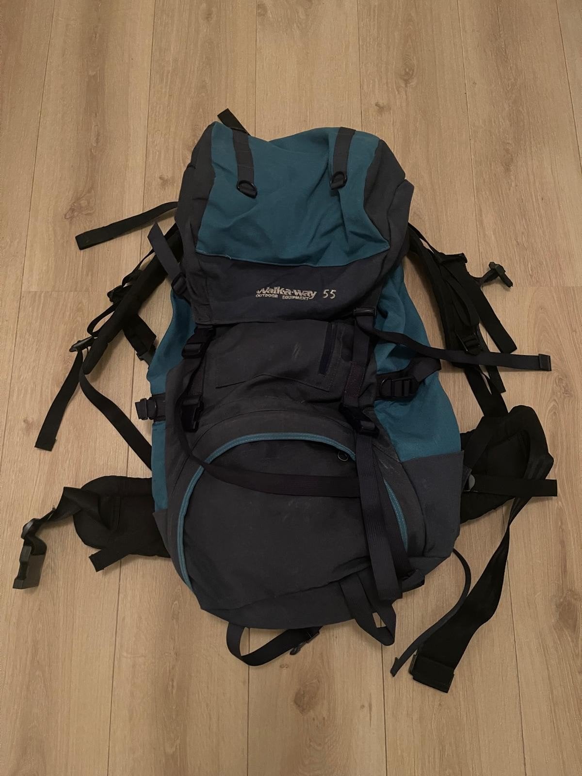 Backpack Walker Way 55 - Ideaal voor Trekking, Overige merken, Gebruikt, 25 tot 40 cm, 60 cm of meer