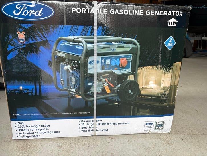 Ford FGT9250E Generator - 7.2/7.9 kVA, Elektrisch startend, Benzine, Nieuw, Ophalen of Verzenden