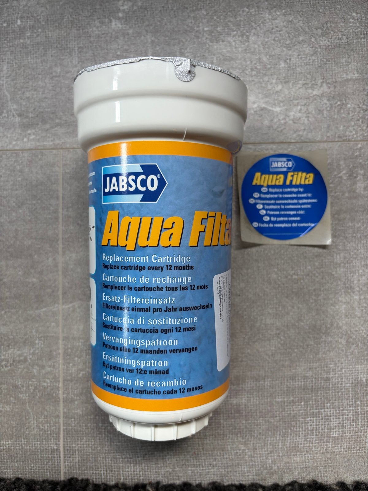 Jabsco Aqua Filtra 59000-1000 Waterfilter Patroon, Caravans en Kamperen, Ophalen of Verzenden, Nieuw