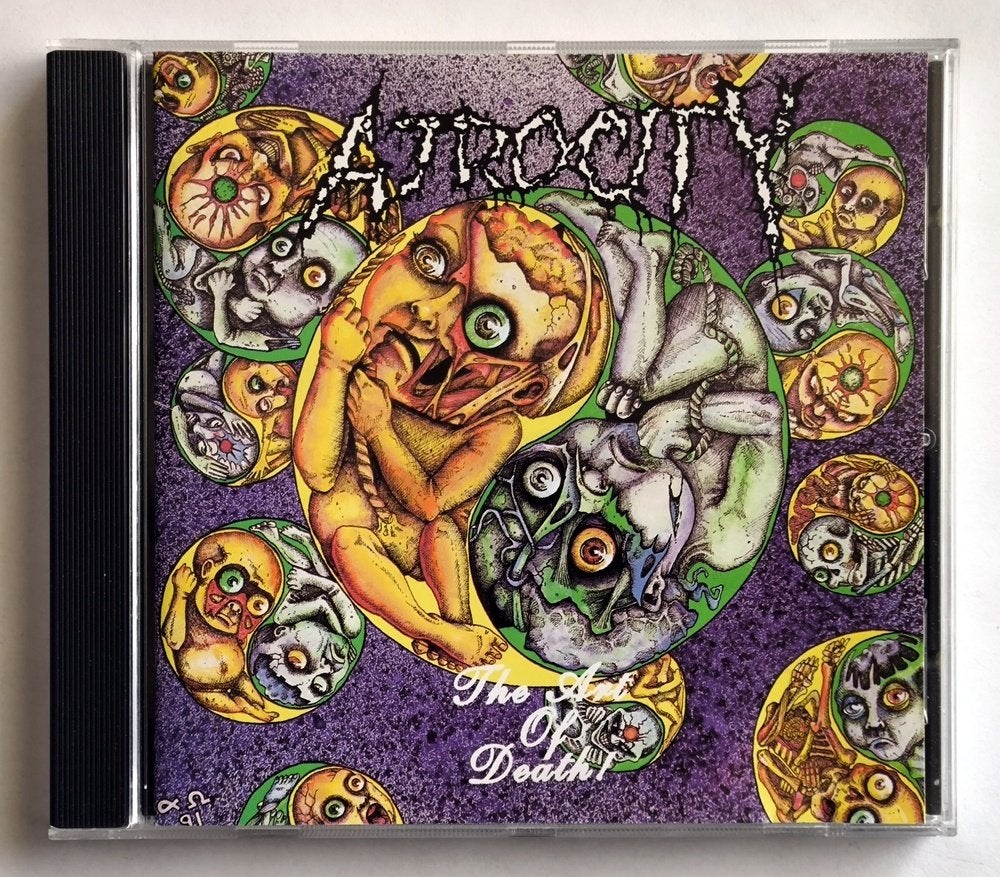 Atrocity - The Art Of Death! CD, Gebruikt, Eerste persing, Grindcore, Ophalen of Verzenden