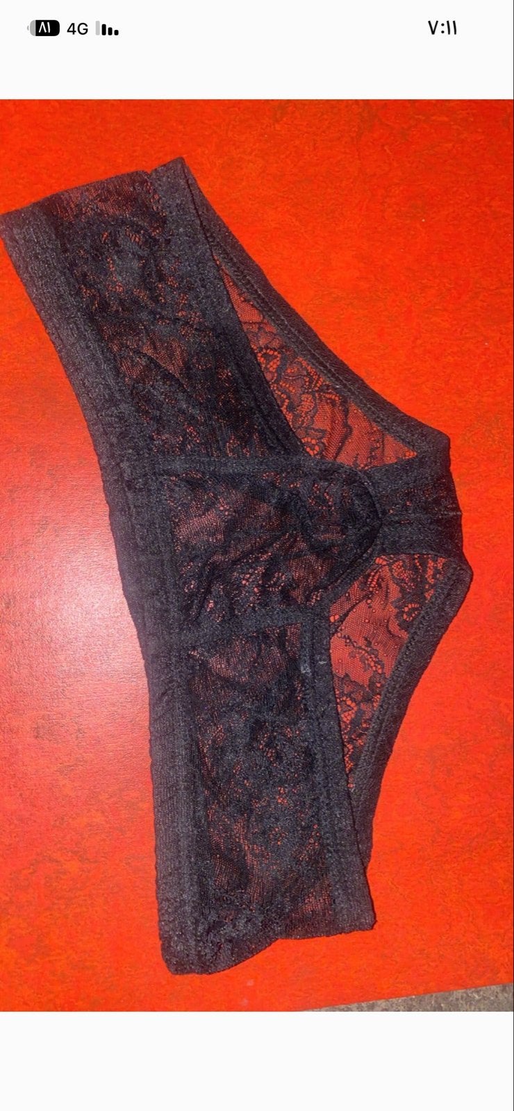 Zwarte Kanten Slipje, Kleding | Dames, Ophalen of Verzenden, Zwart, Slip
