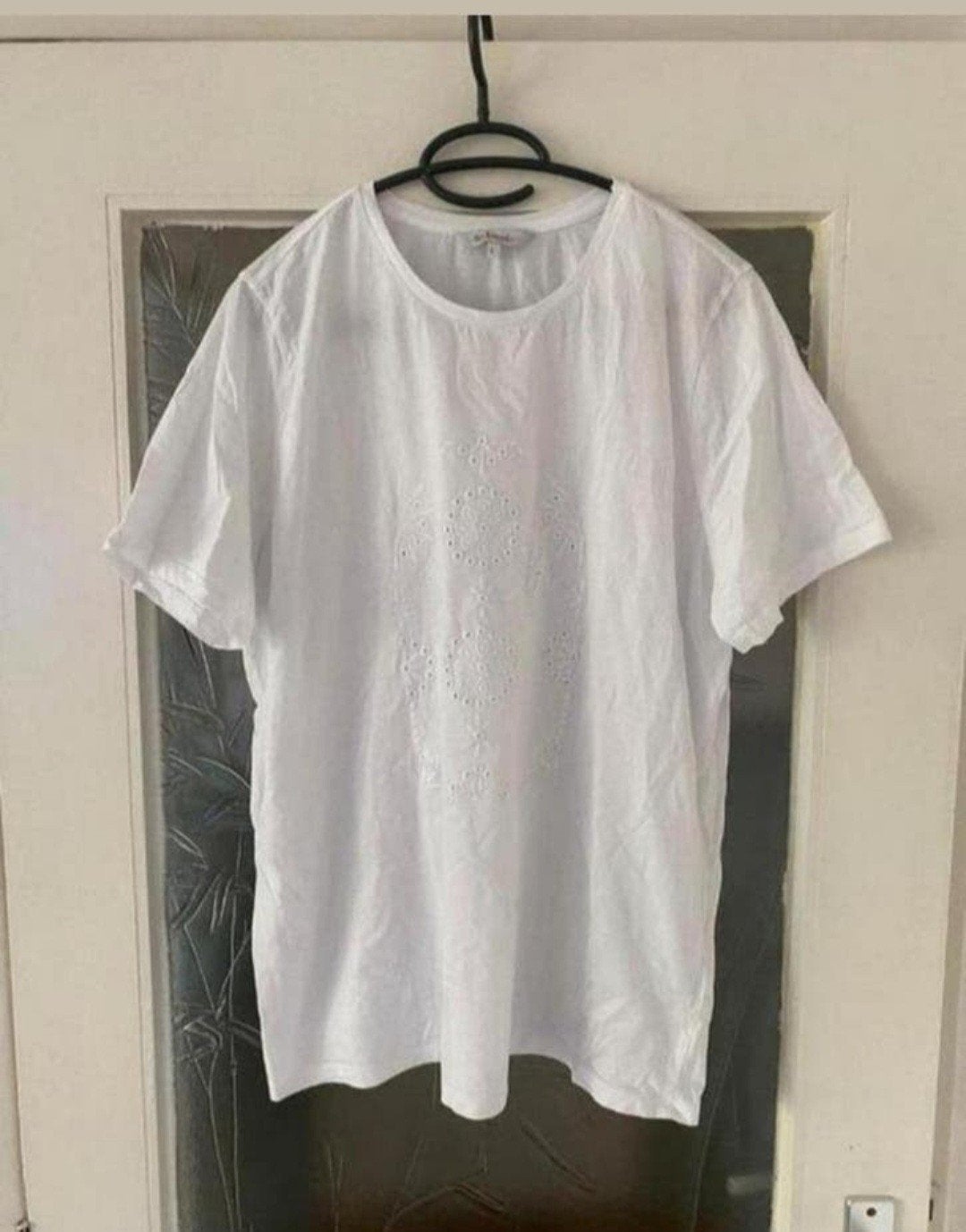 Shirt MS Mode met werkje maat L nooit gedragen, Ophalen of Verzenden, Nieuw, Korte mouw
