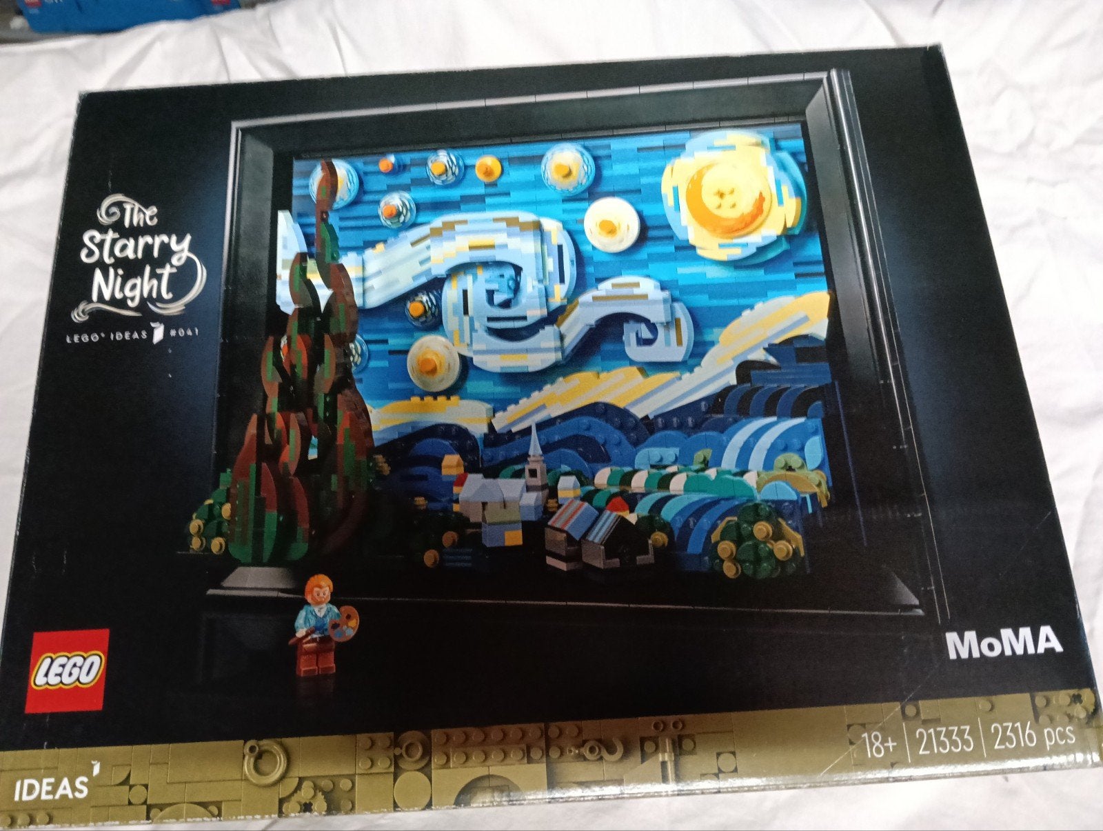 LEGO Ideas 21333 De Sterrennacht van Vincent van Gogh, Ophalen, Lego, Complete set, Ideas