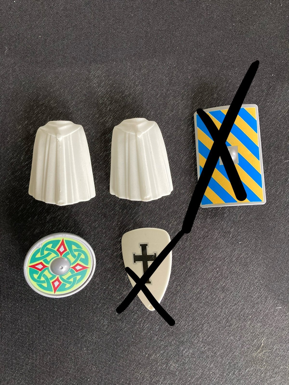 Playmobil cape, schild, Ophalen of Verzenden, Zo goed als nieuw