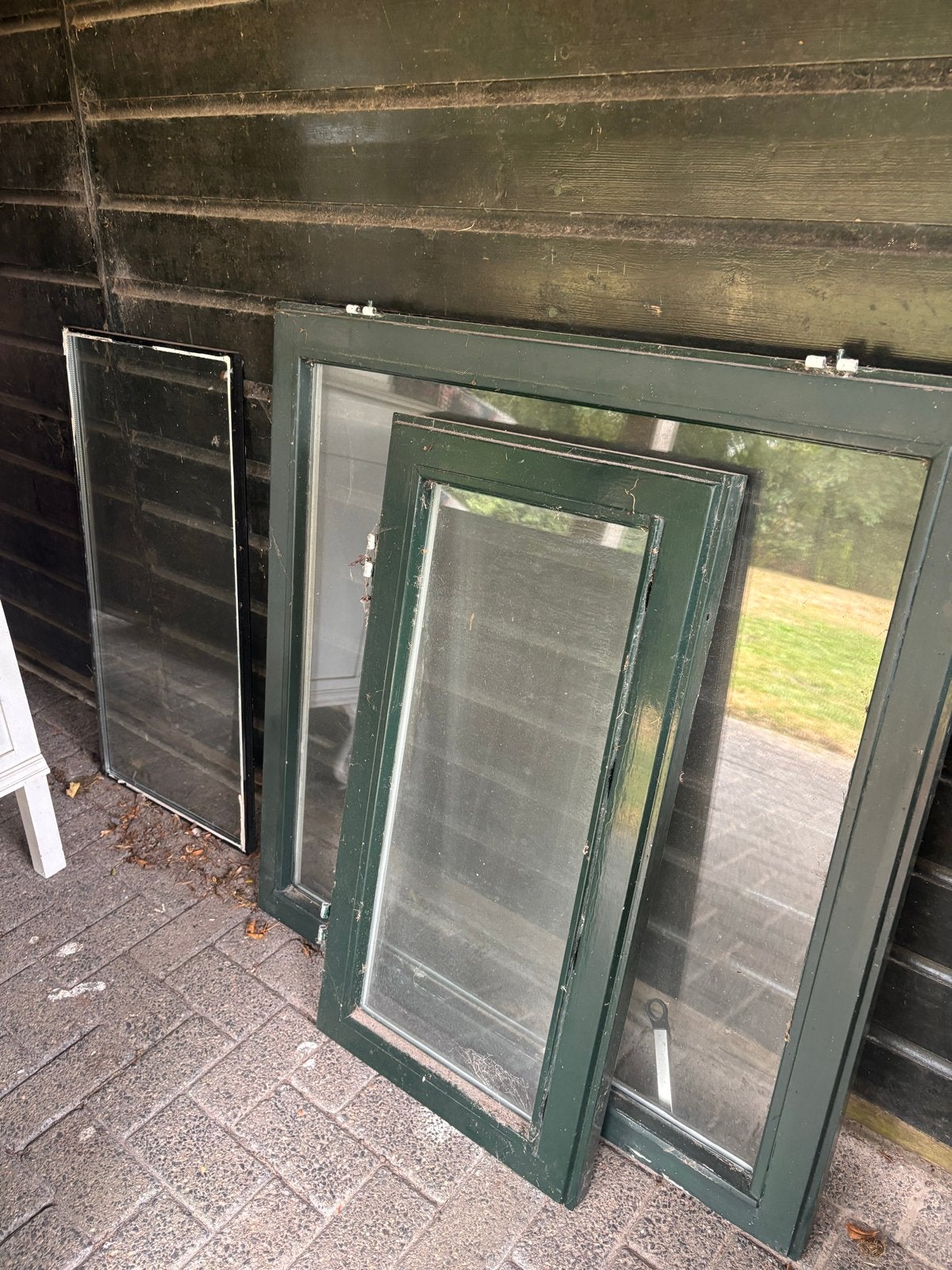 Deur en ramen (groot, klein) met dubbel glas, Ophalen, Gevelraam of Ruit, Gebruikt, 80 tot 120 cm