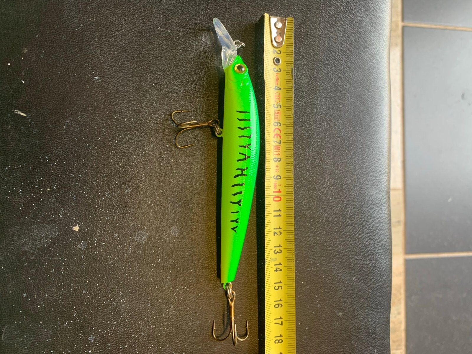 Spro Kunstaas Plug Groen/Geel - 12 cm, Ophalen of Verzenden, Zo goed als nieuw, Kunstaas
