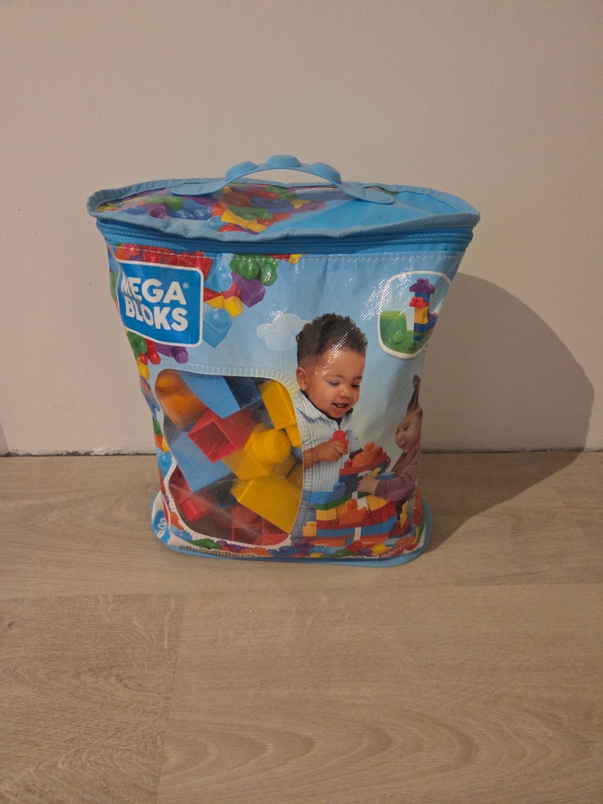 Mega Bloks Bouwblokken in handige draagtas, Kinderen en Baby's, Speelgoed | Bouwstenen, Ophalen of Verzenden, Gebruikt, Megabloks