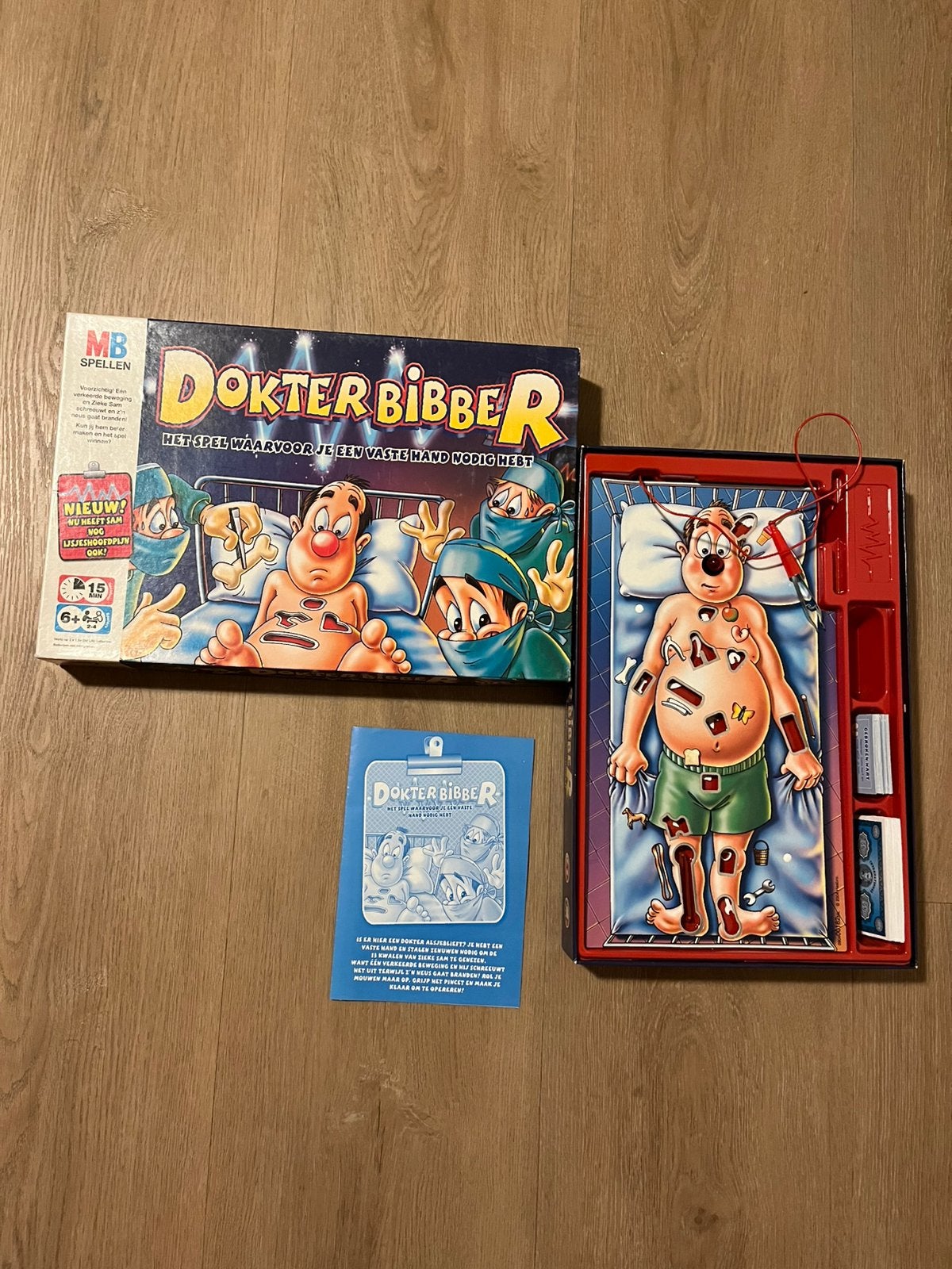 Dokter bibber spel compleet, Ophalen of Verzenden, Zo goed als nieuw