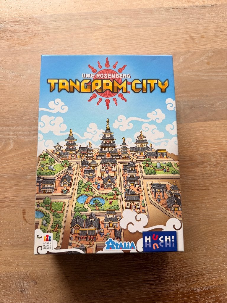 Bordspel 'Tangram City', Vijf spelers of meer, Ophalen, Zo goed als nieuw, HUCH!