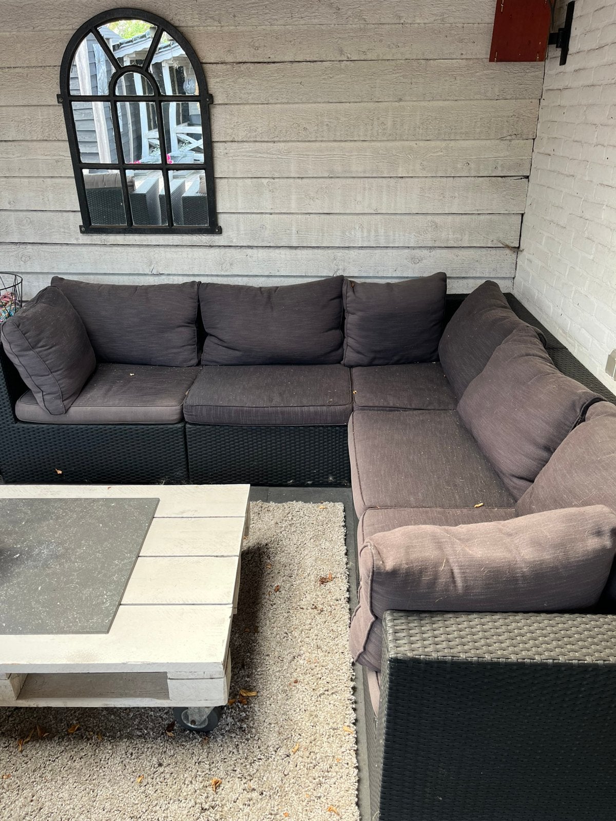 Tuinset, Ophalen, Gebruikt, 8 zitplaatsen, Loungeset