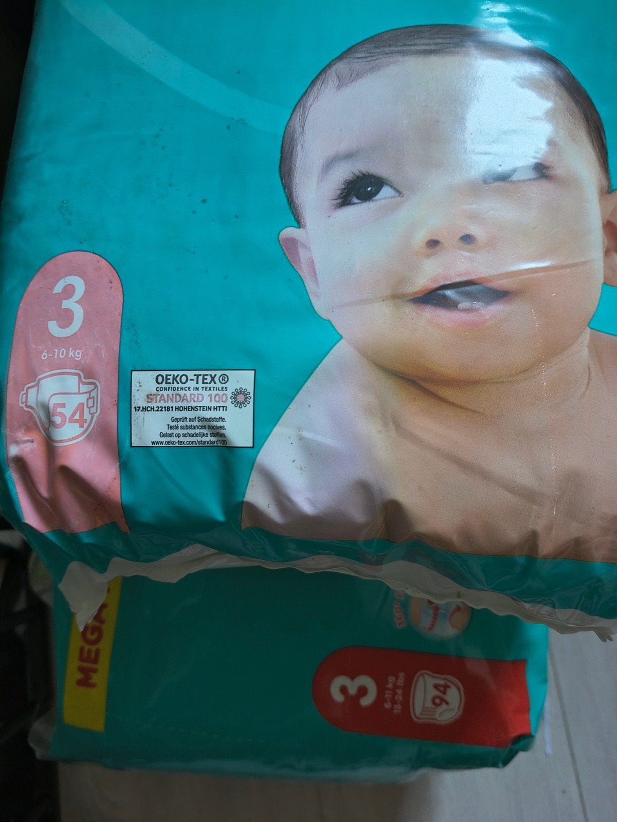 Pampers Baby Dry 148 stuks maat 3 + gratis zwemluiers, Ophalen, Nieuw