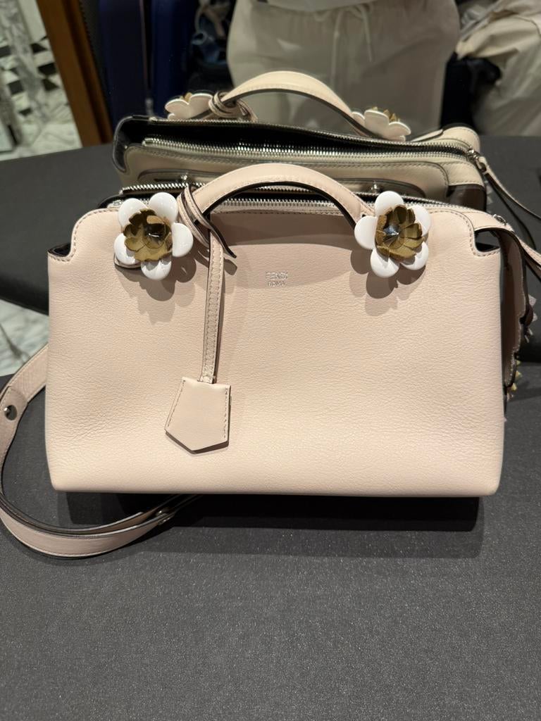 Fendi FLOWERLAND BY THE WAY BAG, Ophalen, Nieuw, Beige, Schoudertasje