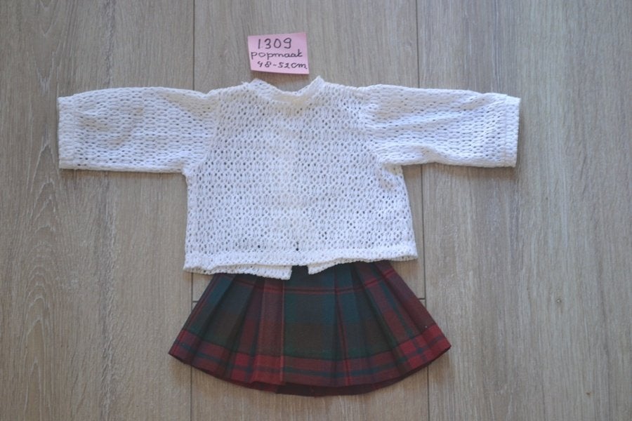 Mooi origineel schildpad truitje met rokje NR 1309, Ophalen of Verzenden, Zo goed als nieuw, Kleertjes