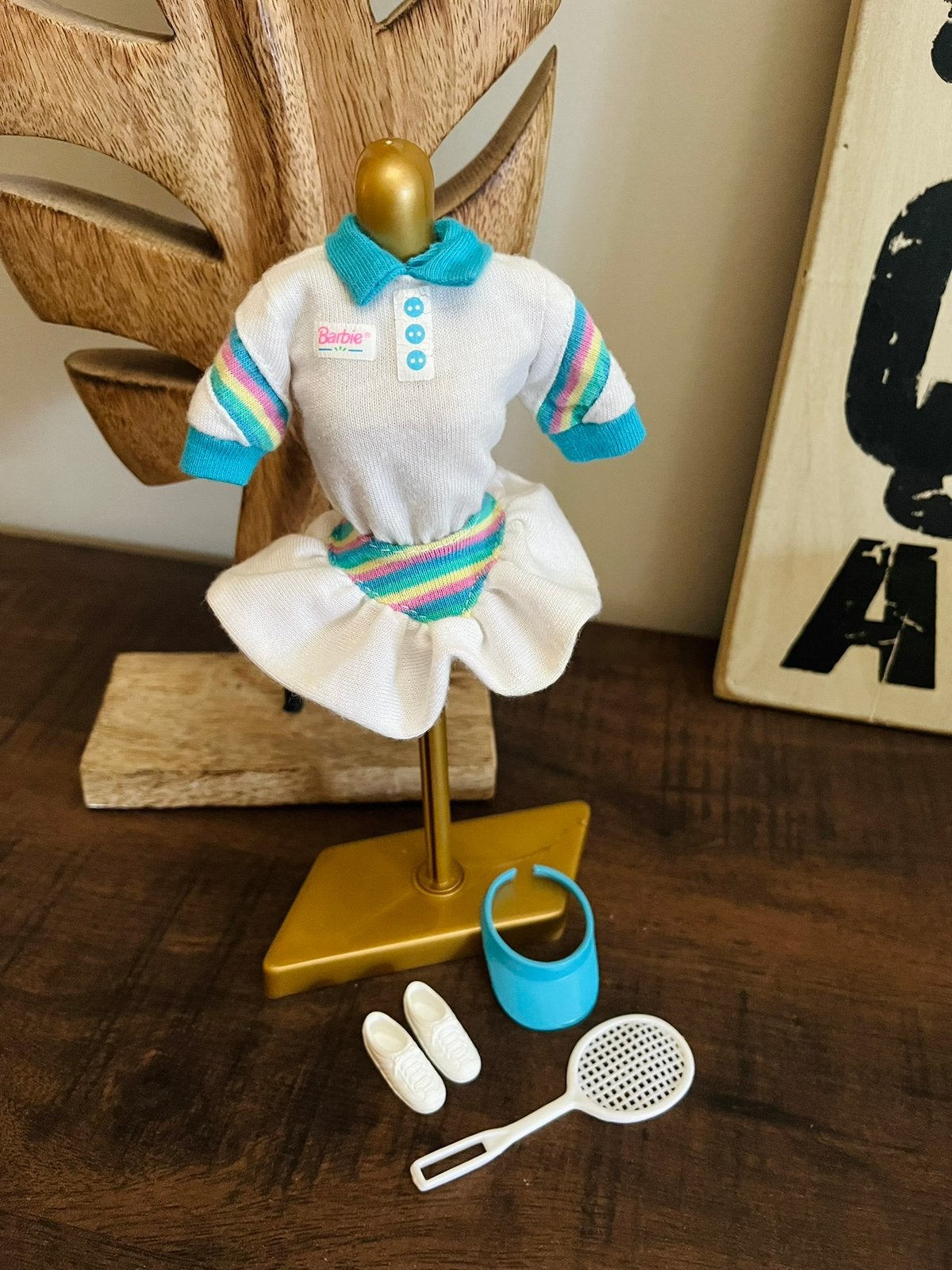 Vintage barbie outfit style tennis player 1994, Ophalen of Verzenden, Gebruikt, Barbie