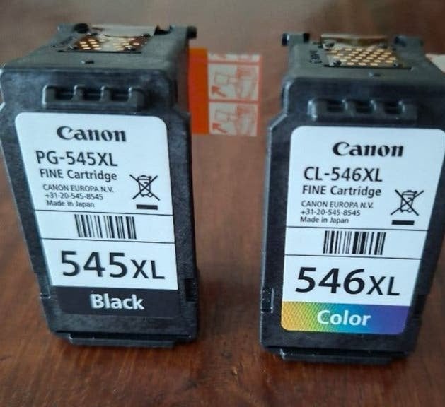 Canon PG-545XL Zwart & CL-546XL Kleur Cartridges, Ophalen of Verzenden, Nieuw