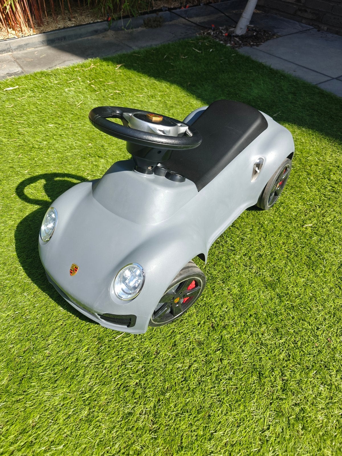 Loopauto Porsche grijs, Ophalen of Verzenden, Gebruikt