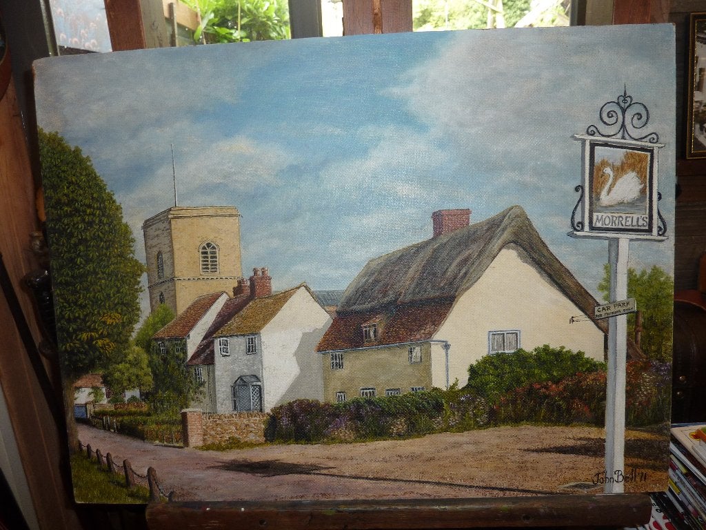 Schilderij Engeland Engelse schilder, Ophalen of Verzenden