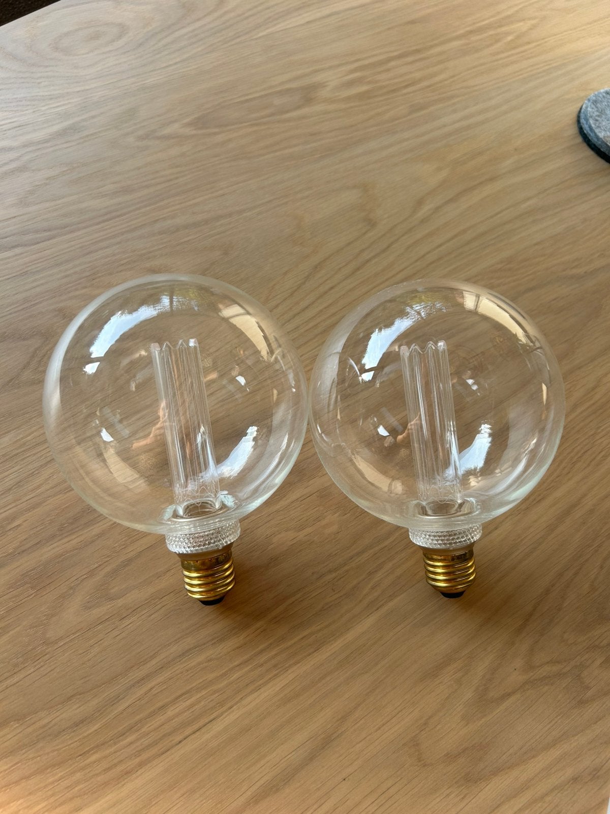 Globe LED lamp 125mm/ E27 / kooldraad / driestaps dimbaar, Ophalen, Zo goed als nieuw, E27 (groot), Led-lamp