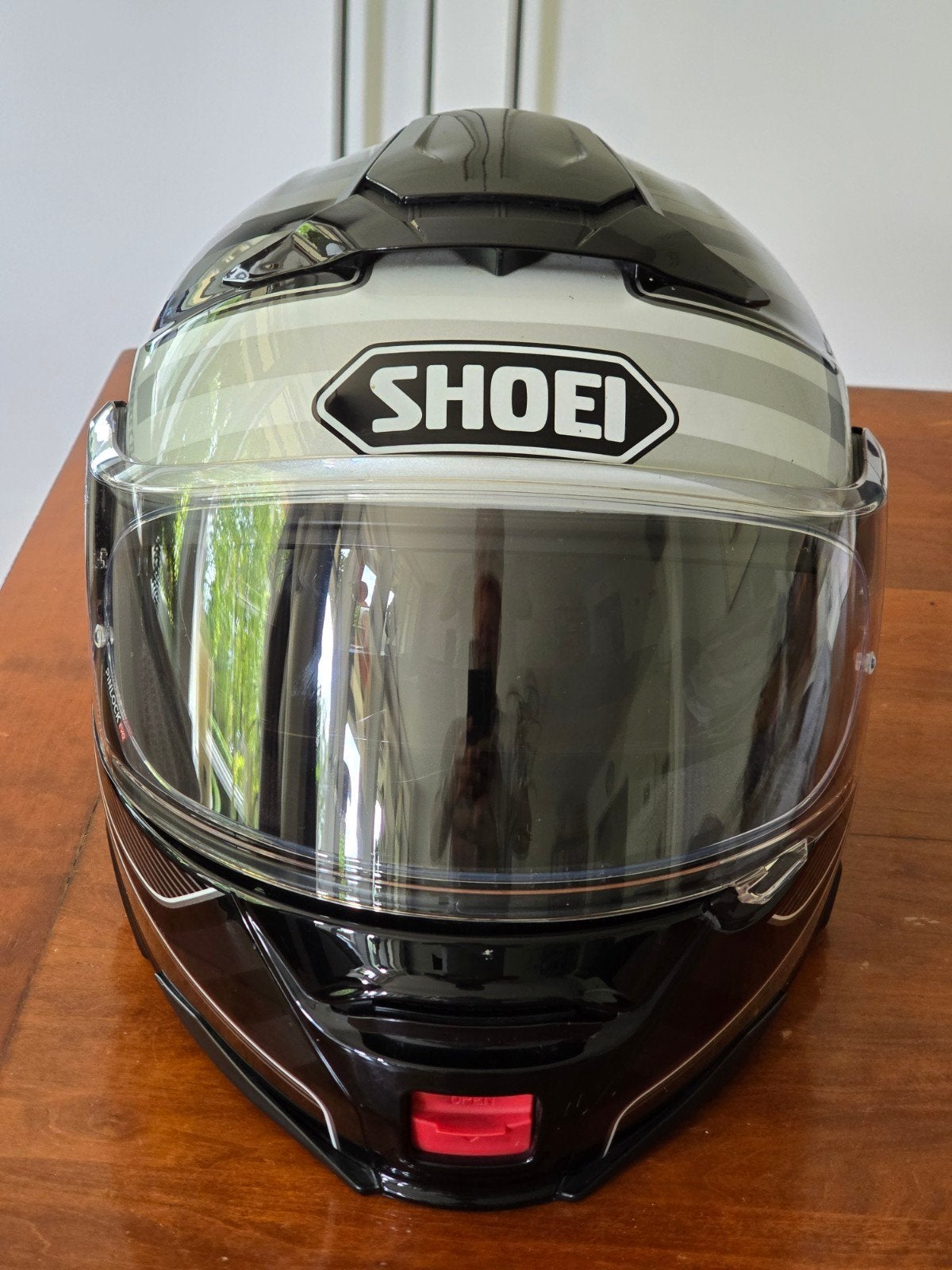 Shoei Neotec 2 Anthem Systeemhelm met Sena SRL-2, Systeemhelm, Ophalen of Verzenden, Shoei, L